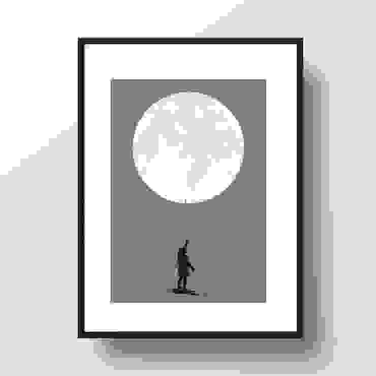 A4 Artprint "Moonballoon" homify Weitere Zimmer Bilder & Gemälde