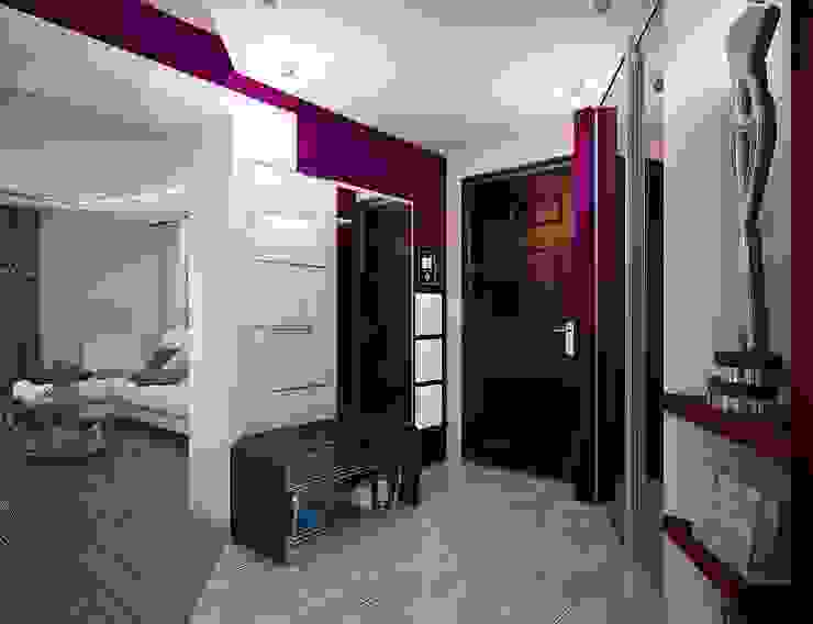 Инна Михайская Couloir, entrée, escaliers modernes Multicolore