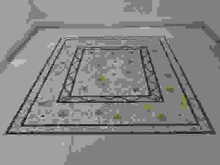 pisos em mosaico mandalas em mosaico