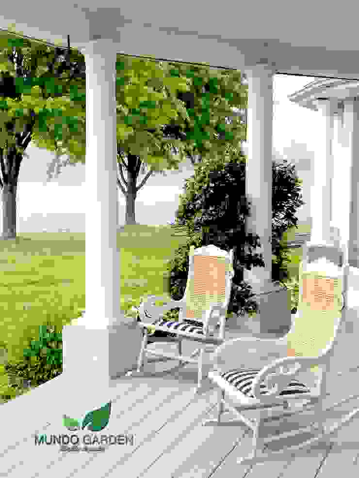 Mundo Garden SalonStołki i taborety Lite drewno Biały