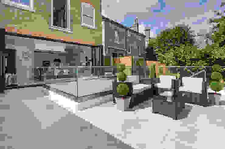Oakhill Road, Putney, Concept Eight Architects Concept Eight Architects Moderner Balkon, Veranda & Terrasse