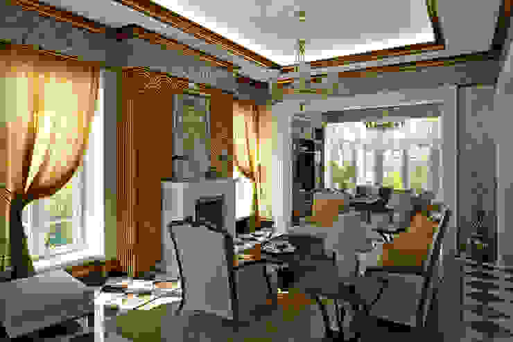 Living room in Art Deco style., Design studio of Stanislav Orekhov. ARCHITECTURE / INTERIOR DESIGN / VISUALIZATION. Design studio of Stanislav Orekhov. ARCHITECTURE / INTERIOR DESIGN / VISUALIZATION. Вітальня