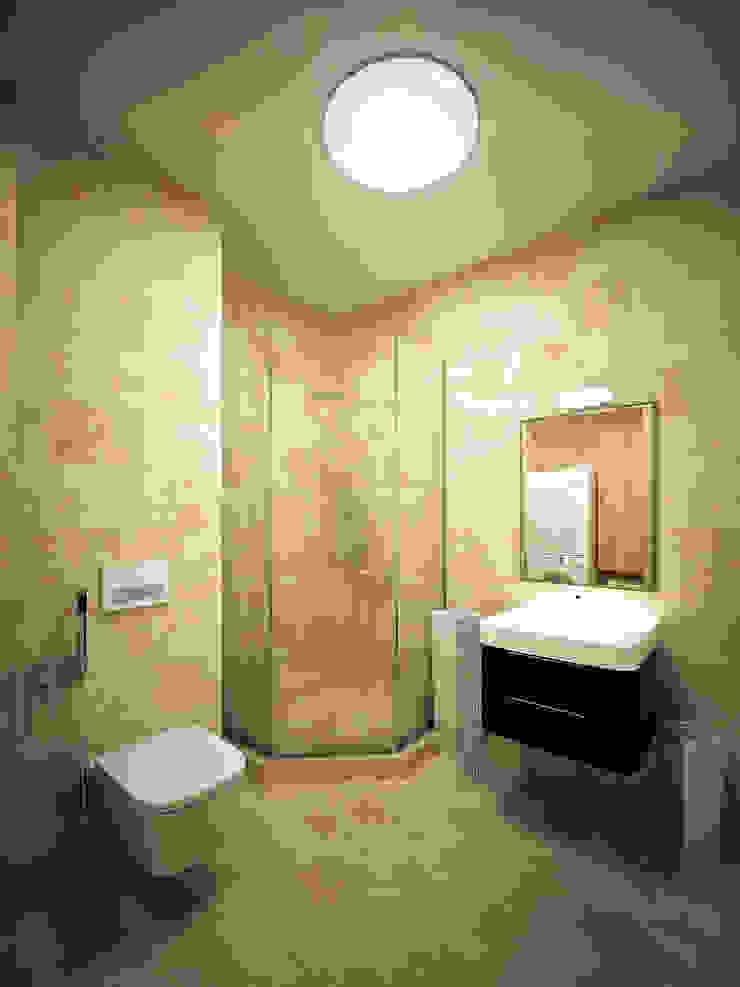 Квартира на Ленинградском шоссе, Михаил Новинский (MNdesign) Михаил Новинский (MNdesign) Minimalist bathroom