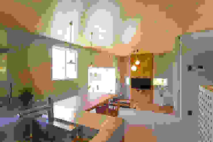 絆の家, プラソ建築設計事務所 プラソ建築設計事務所 Modern Living Room