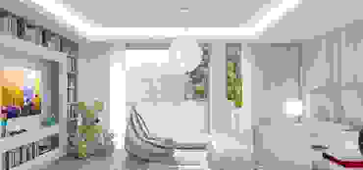 Интерьер двухуровневой квартиры, Швейцария, Локарно, LOFTING LOFTING Детские комната в эклектичном стиле