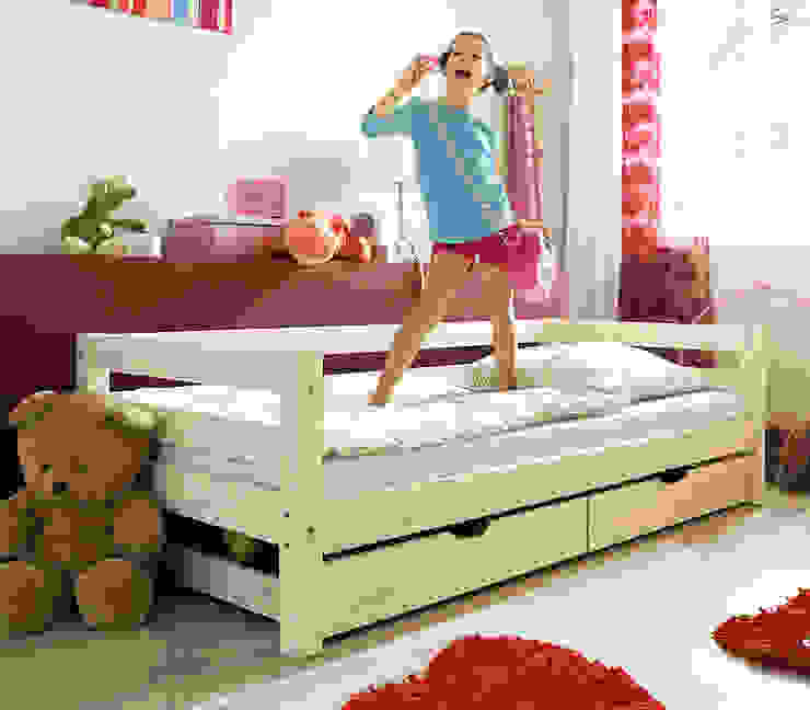 Kinderbett "Kids Paradise" Basic homify Klassische Kinderzimmer Holz Mehrfarbig Betten und Krippen