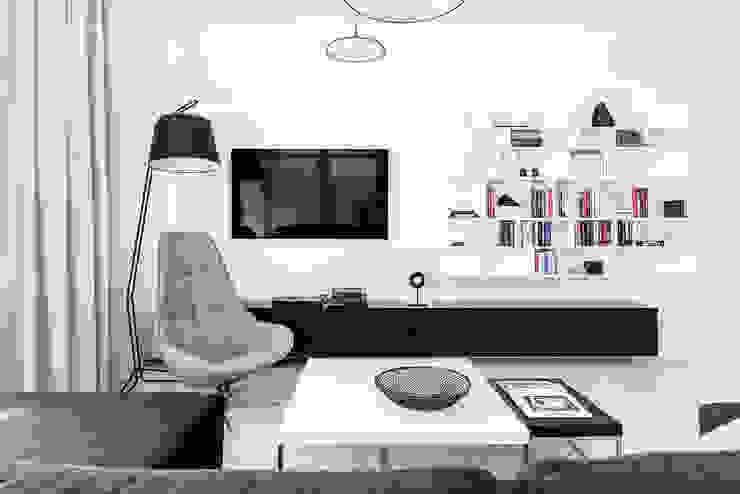 Salas de estar modernas por Anna Maria Sokołowska Architektura Wnętrz Moderno