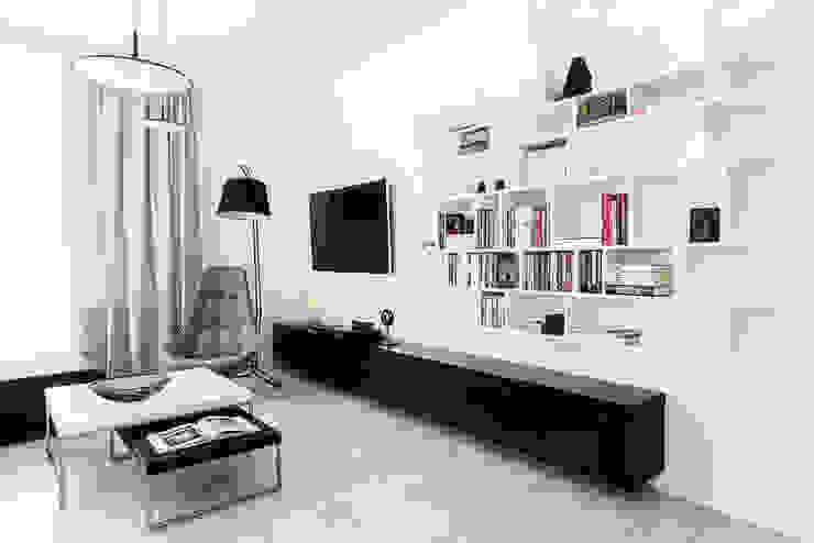 Salas de estar modernas por Anna Maria Sokołowska Architektura Wnętrz Moderno