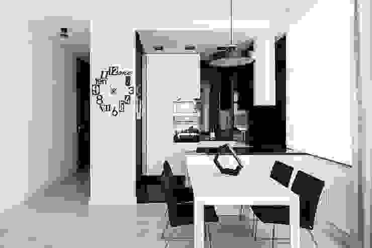 Salas de jantar modernas por Anna Maria Sokołowska Architektura Wnętrz Moderno