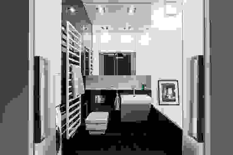 Casas de banho modernas por Anna Maria Sokołowska Architektura Wnętrz Moderno