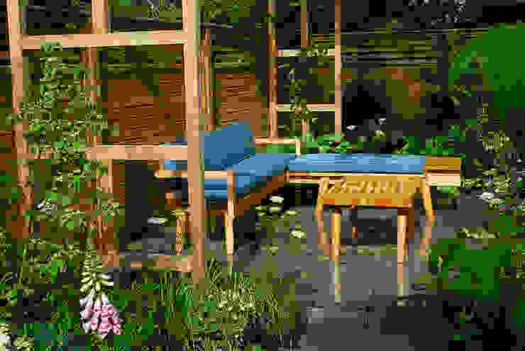 Contemporary Garden Design by London Based Garden Designer Josh Ward Josh Ward Garden Design Сад в стиле модерн Шифер