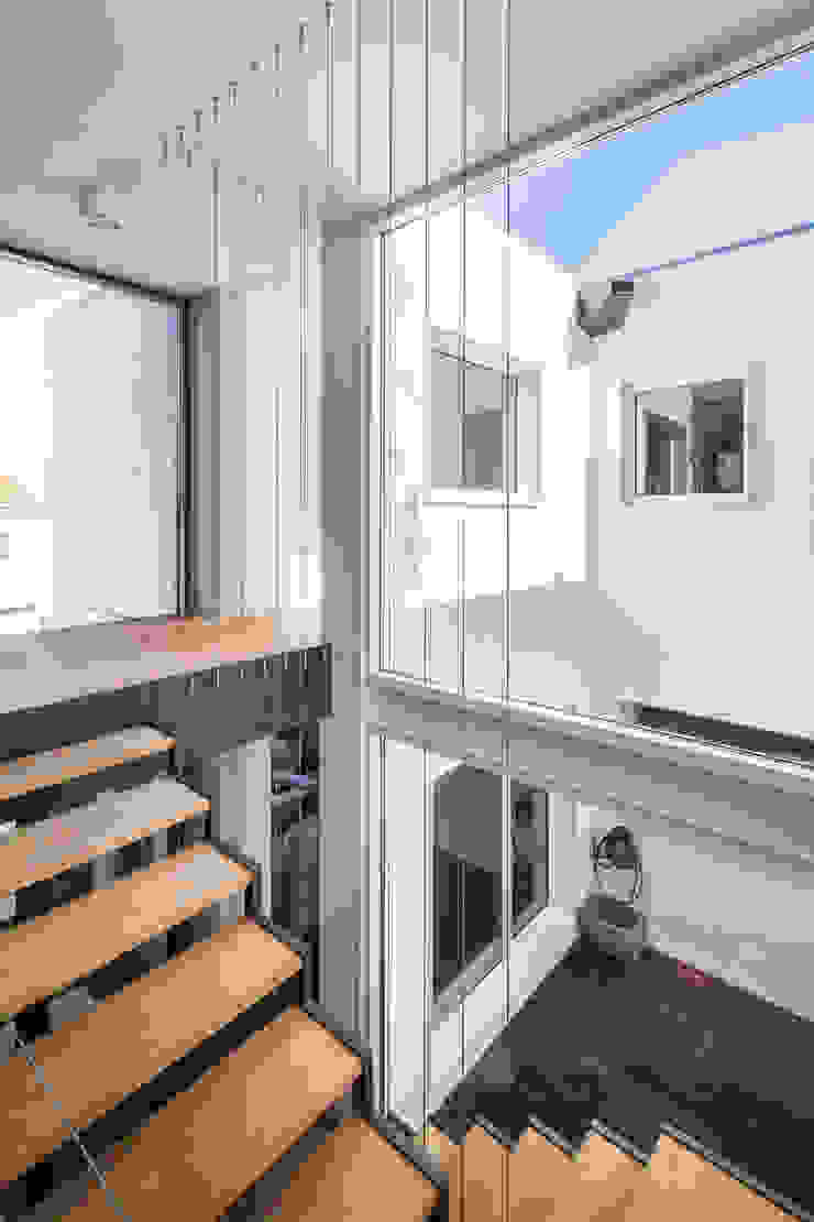 FPA - filipe pina arquitectura Pasillos, vestíbulos y escaleras minimalistas
