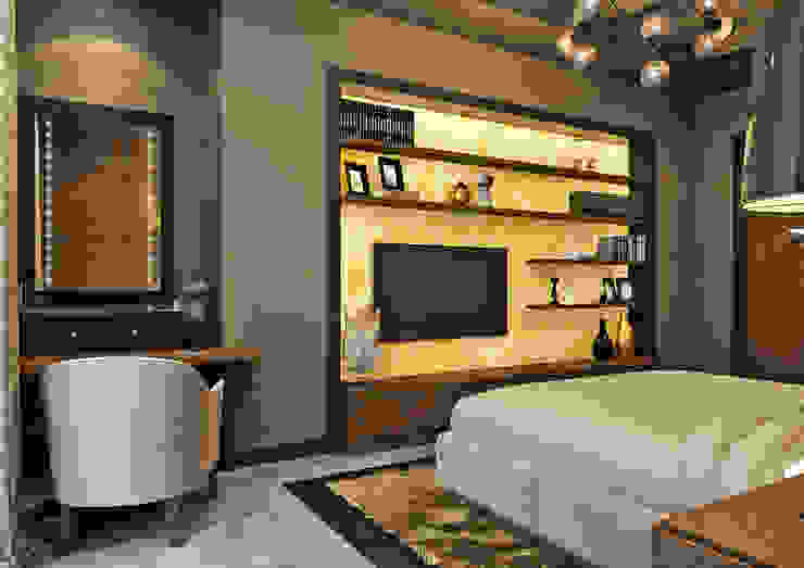 Спальня Rash_studio Спальня в эклектичном стиле