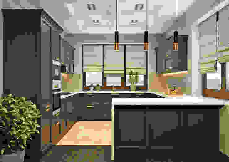 Кухня Rash_studio Кухни в эклектичном стиле