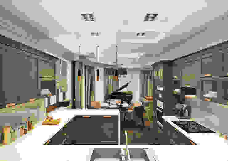Кухня Rash_studio Кухни в эклектичном стиле