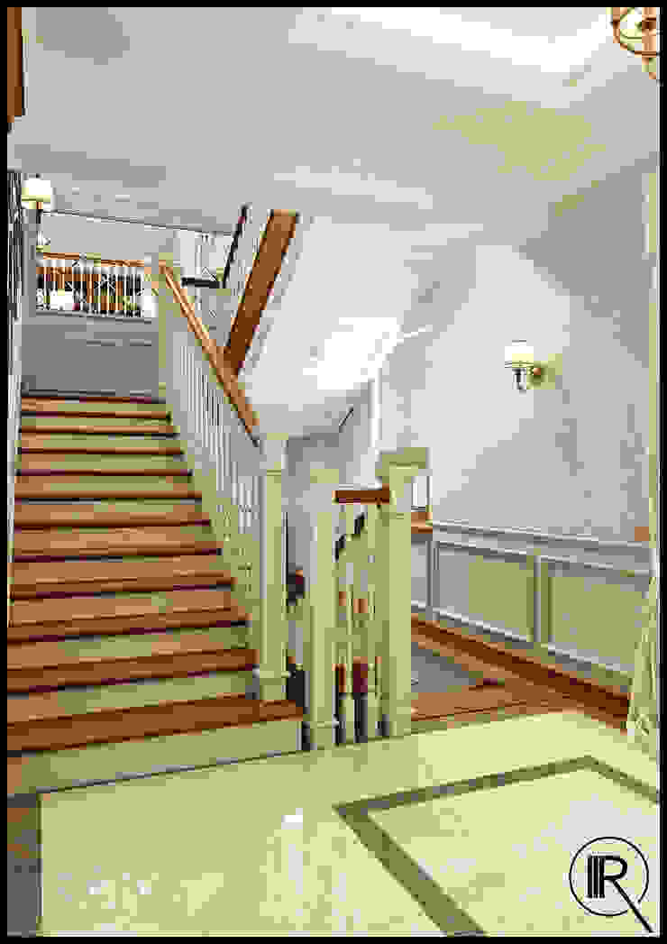 Rash_studio Classic corridor, hallway & stairs