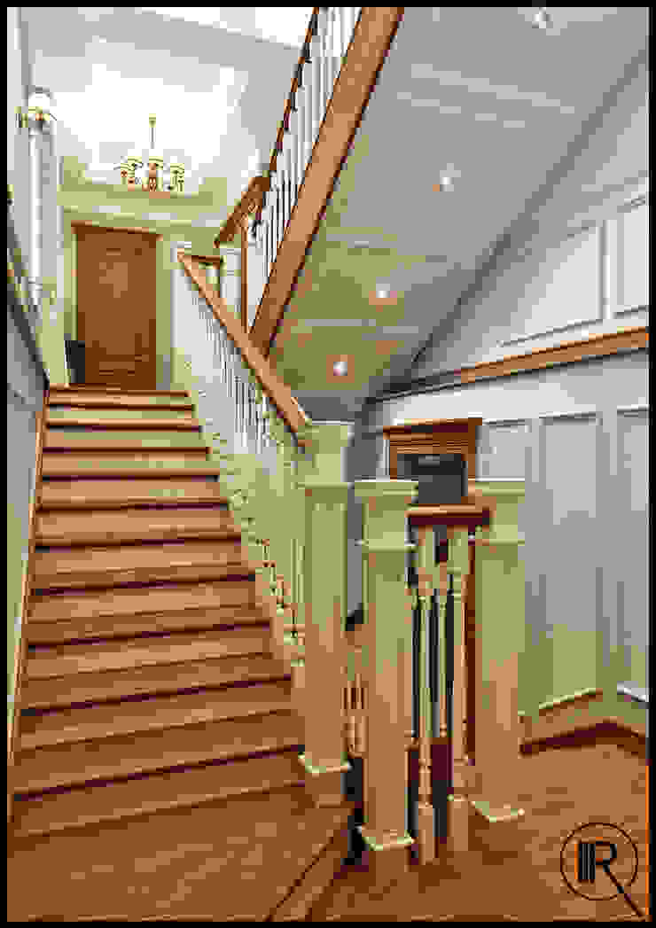 Rash_studio Classic corridor, hallway & stairs