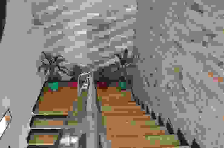 Dr.Z.S.'s Residential House DESIGNER GALAXY Modern corridor, hallway & stairs