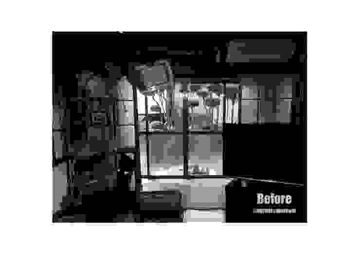 Before･･･暗くて、寒いのが日本家屋？ Las viejas casas japonesas son sombría y fría. (Antes) アグラ設計室一級建築士事務所 agra design room カントリーデザインの リビング