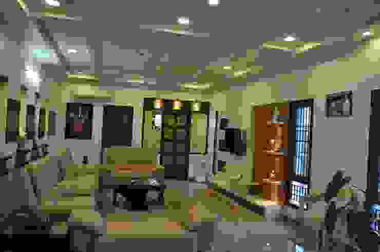Dr.Z.S.'s Residential House DESIGNER GALAXY Modern living room