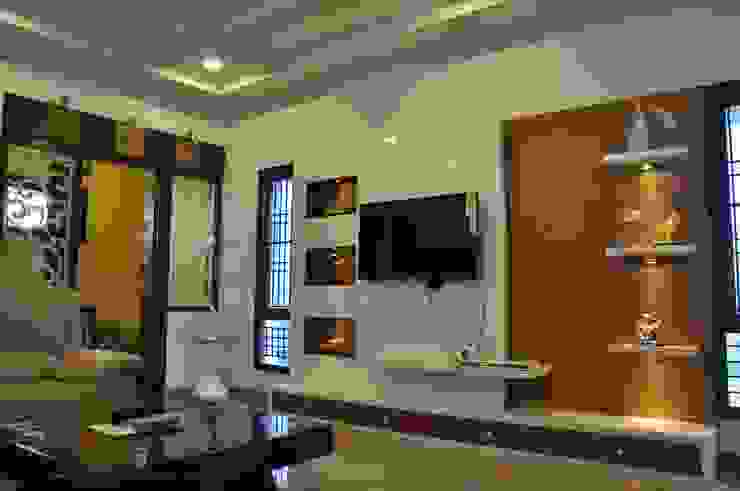 Dr.Z.S.'s Residential House DESIGNER GALAXY Modern living room