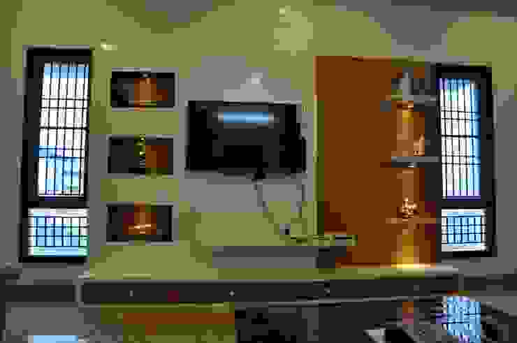 Dr.Z.S.'s Residential House DESIGNER GALAXY Modern living room