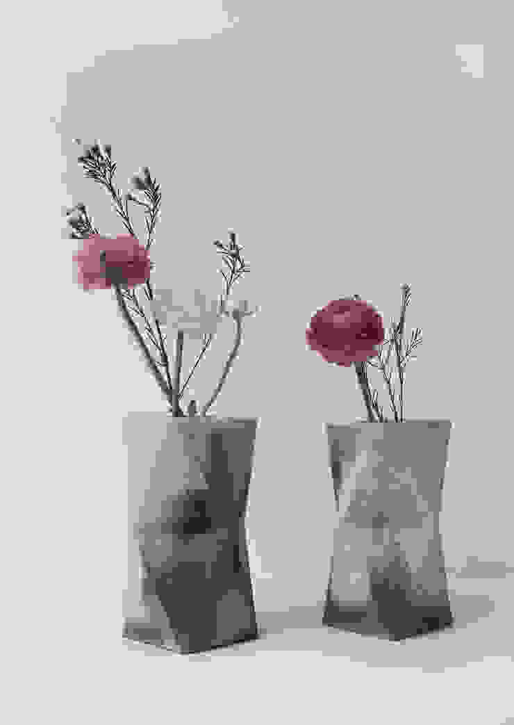Geometric concrete Vase / Vase aus Beton von frauklarer Skandinavisch