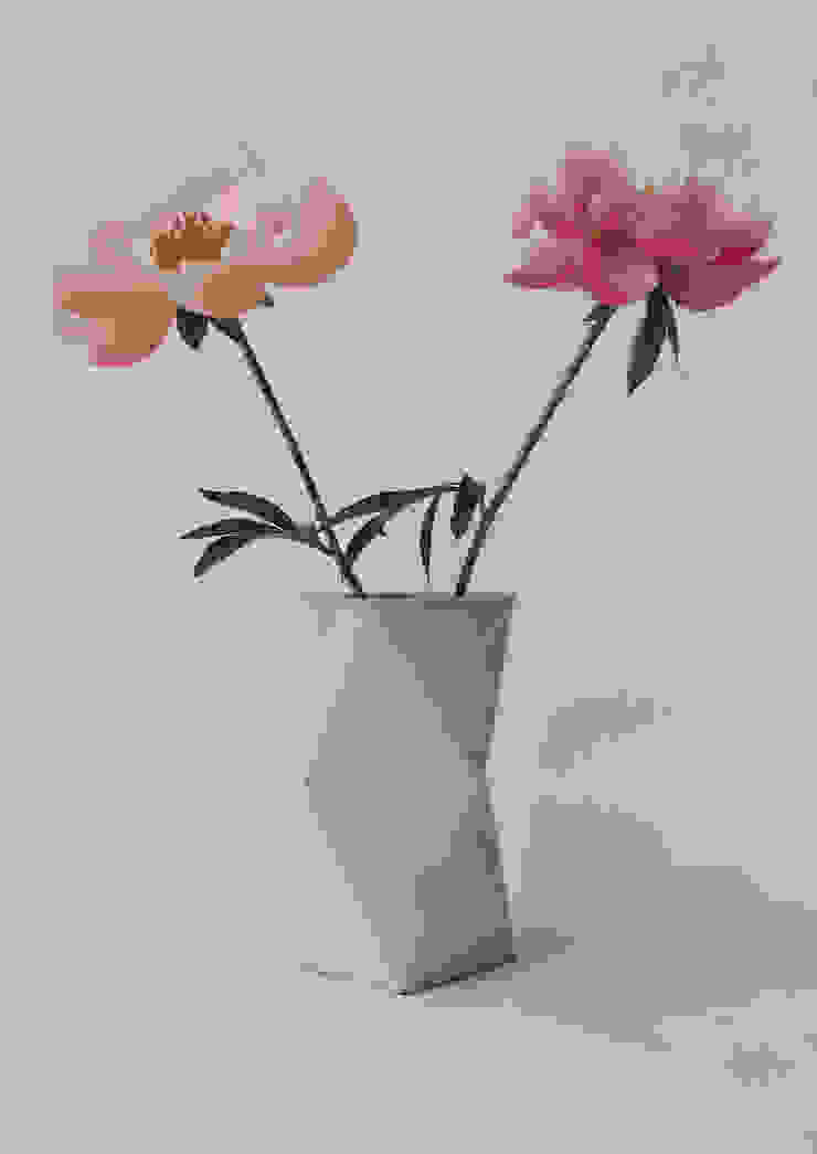 Geometric concrete Vase / Vase aus Beton von frauklarer Skandinavisch