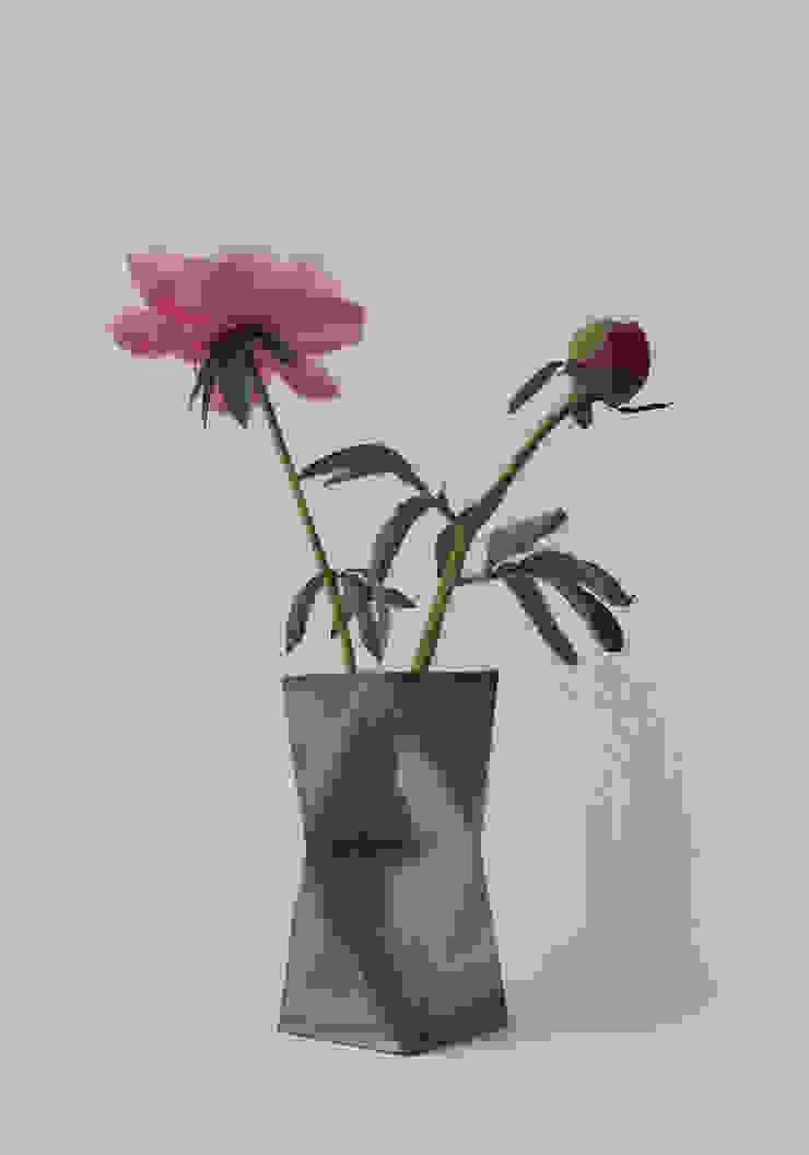 Geometric concrete Vase / Vase aus Beton von frauklarer Skandinavisch