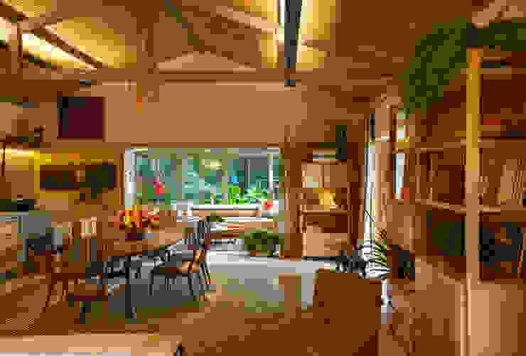 Marina Linhares Decoração de Interiores Ruang Keluarga Tropis