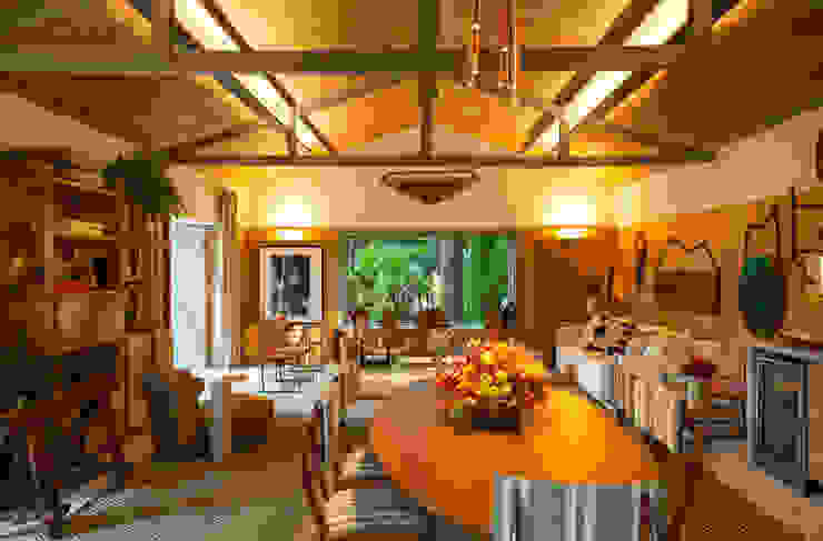 Marina Linhares Decoração de Interiores Ruang Makan Tropis