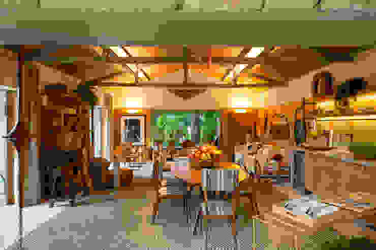 Marina Linhares Decoração de Interiores Ruang Makan Tropis