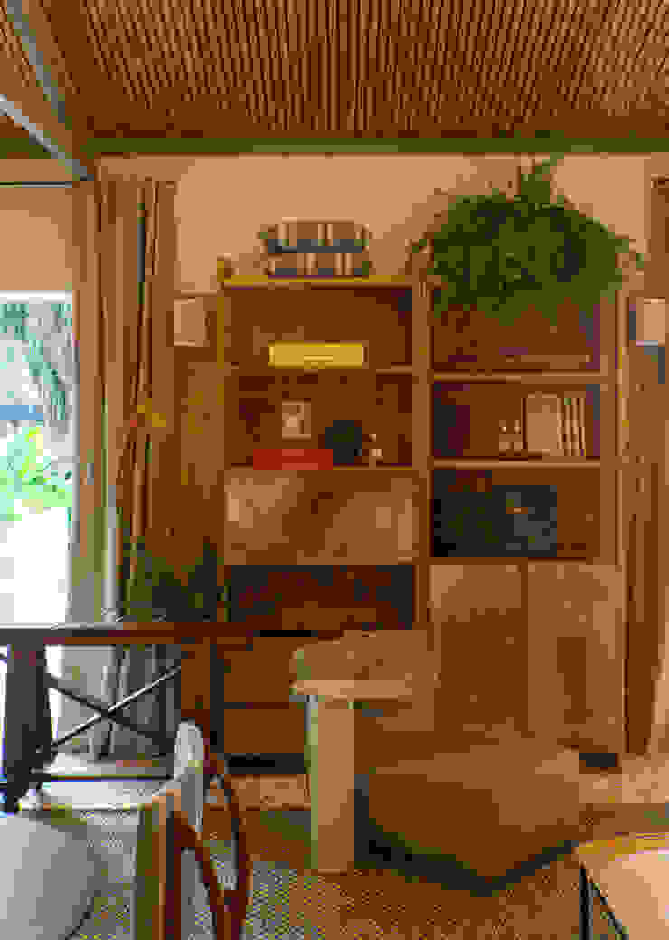 Marina Linhares Decoração de Interiores Ruang Keluarga Tropis