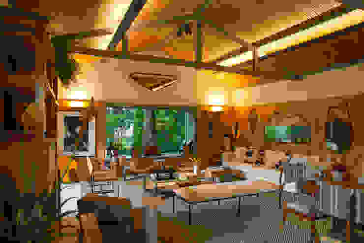 Marina Linhares Decoração de Interiores Ruang Keluarga Tropis