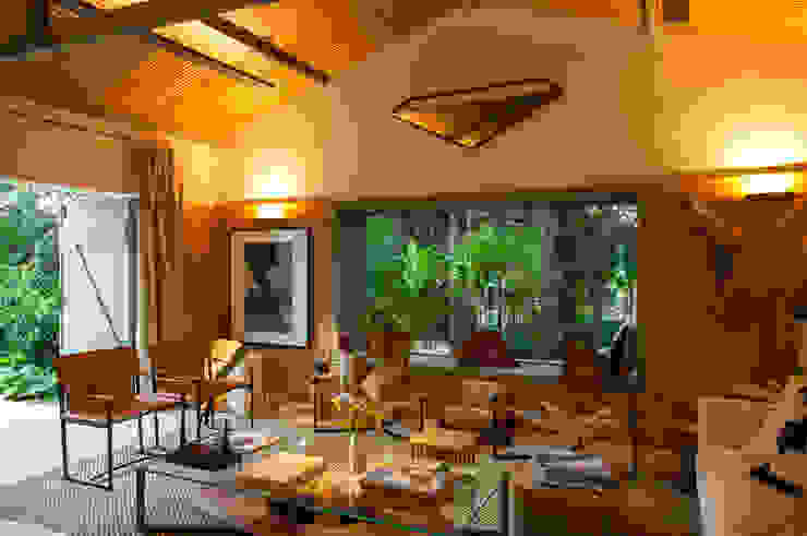Marina Linhares Decoração de Interiores Ruang Keluarga Tropis
