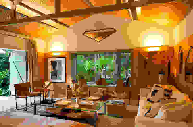 Marina Linhares Decoração de Interiores Ruang Keluarga Tropis