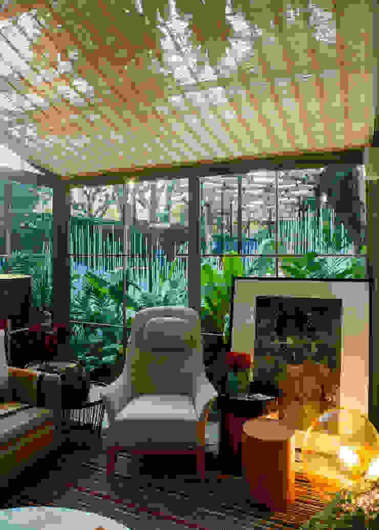 Marina Linhares Decoração de Interiores Ruang Keluarga Tropis