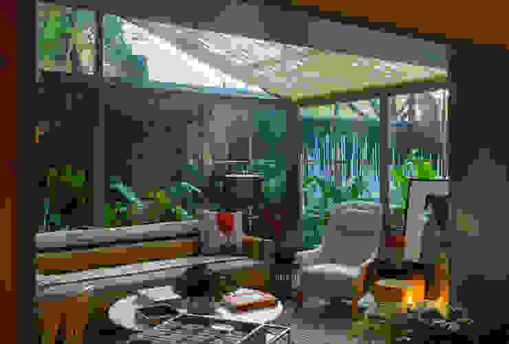 Marina Linhares Decoração de Interiores Ruang Keluarga Tropis