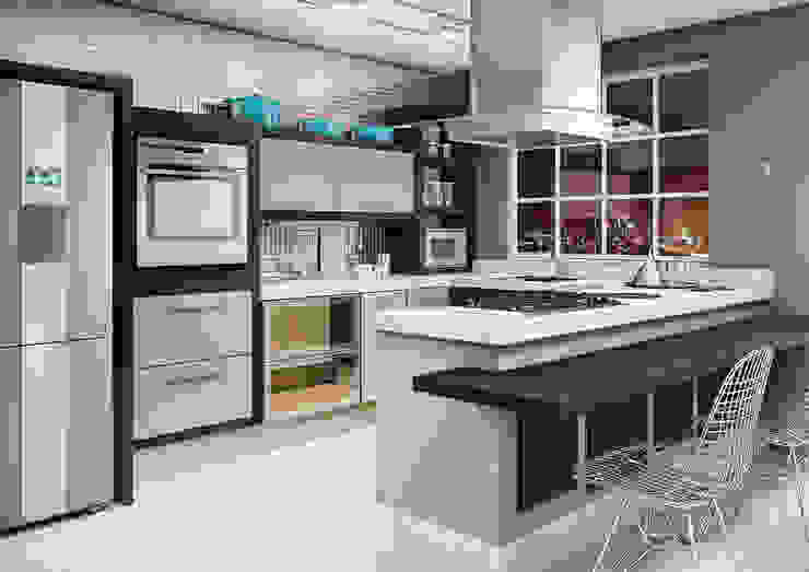 Cozinha, Fabrik Ambientes Planejados Fabrik Ambientes Planejados Kitchen Cabinets & shelves