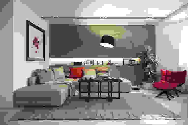 Design Studio Details Eclectic style living room