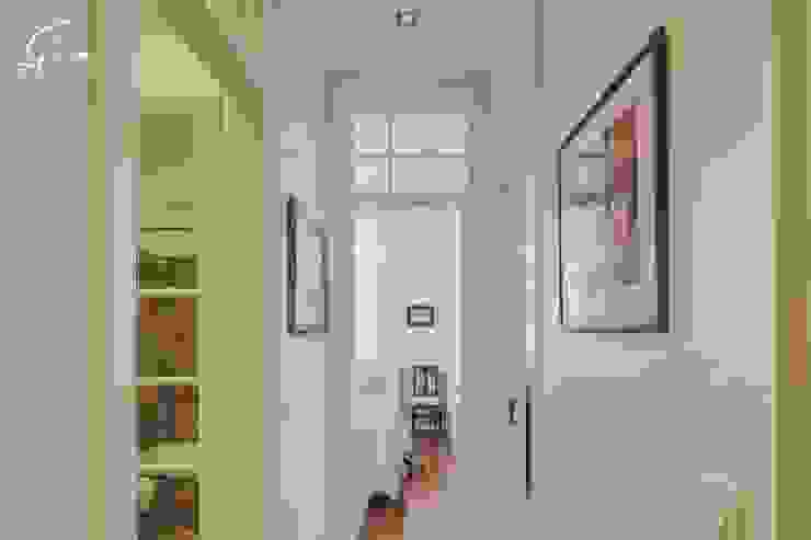 Obrasdecor 러스틱스타일 복도, 현관 & 계단