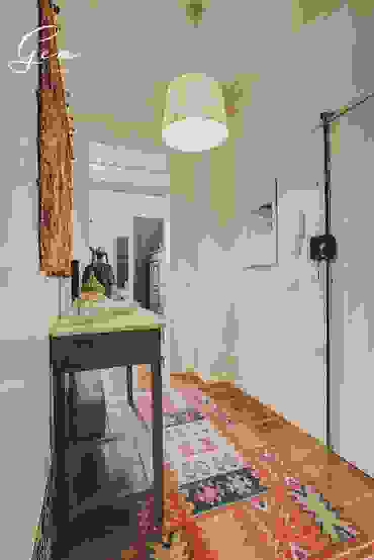 Obrasdecor 러스틱스타일 복도, 현관 & 계단