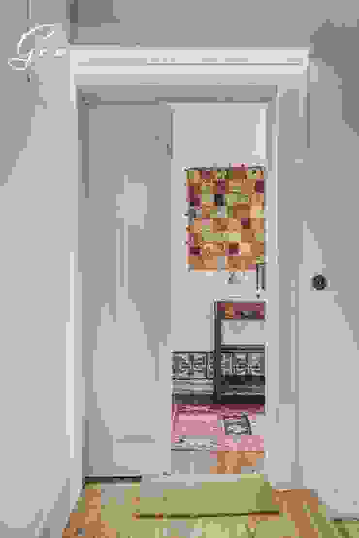 Obrasdecor 러스틱스타일 복도, 현관 & 계단