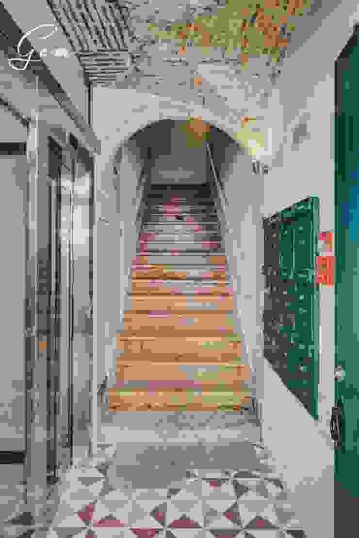 Obrasdecor 러스틱스타일 복도, 현관 & 계단