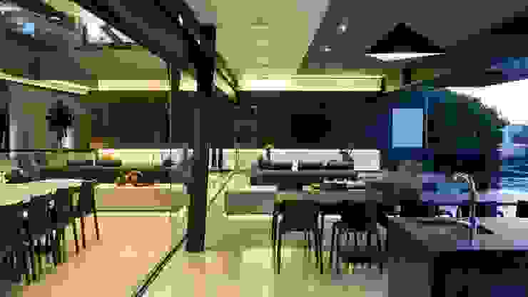 House in Kloof Road Nico Van Der Meulen Architects Balcone, Veranda & Terrazza in stile moderno