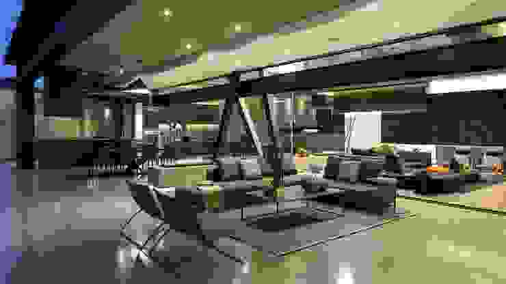 House in Kloof Road Nico Van Der Meulen Architects Balcone, Veranda & Terrazza in stile moderno