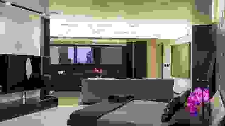 House in Kloof Road Nico Van Der Meulen Architects Camera da letto moderna