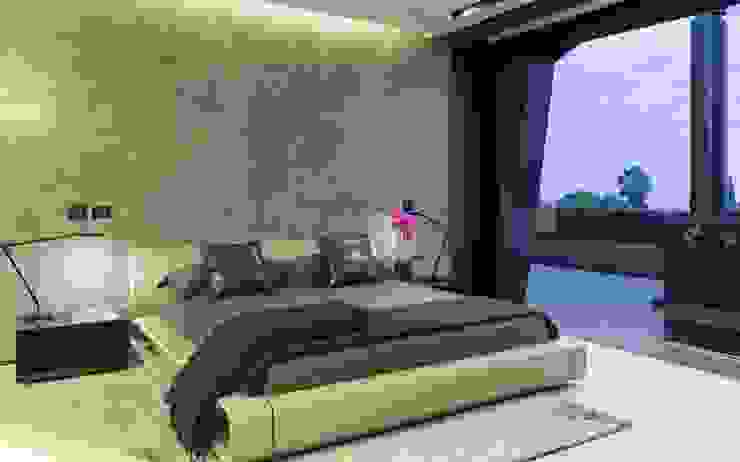 House in Kloof Road Nico Van Der Meulen Architects Camera da letto moderna