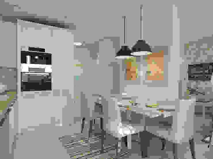 Details, design studio 에클레틱 주방 화이트