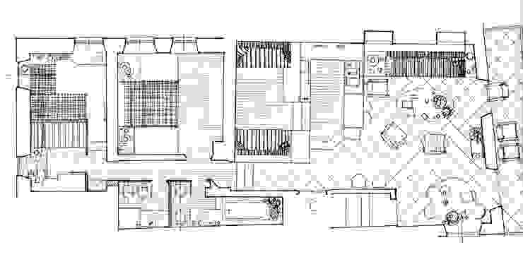 Casa vacanze al mare VITTORIO GARATTI ARCHITETTO Soggiorno moderno